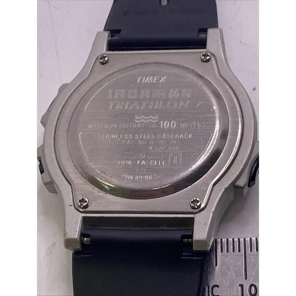 Vintage Timex Ironman Triathlon Mens Watch Rare New Battery Works